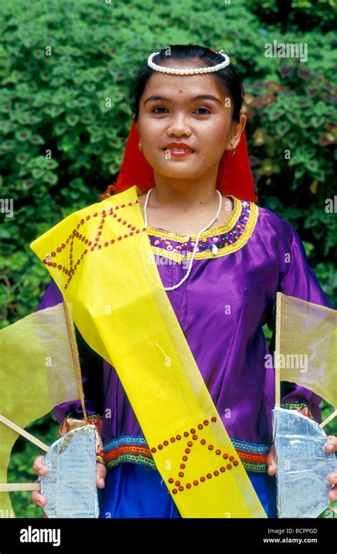 Traditional Costume Davao Mindanao Philippines Hi Res Stock Photography