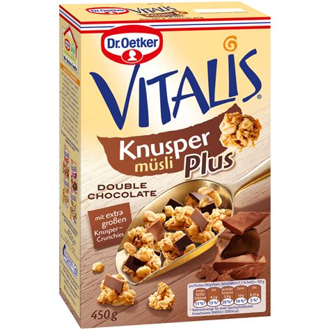 Vitalis Knusper Muesli Plus Double Chocolate