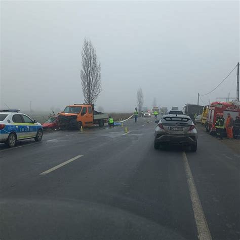 Update Accident grav pe E85 la ieșire din Adjud spre Focșani Un