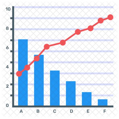 Pareto Chart Icon Download In Flat Style