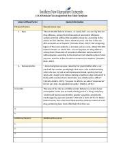 Cj Module Five Assignment One Table Template Docx Cj