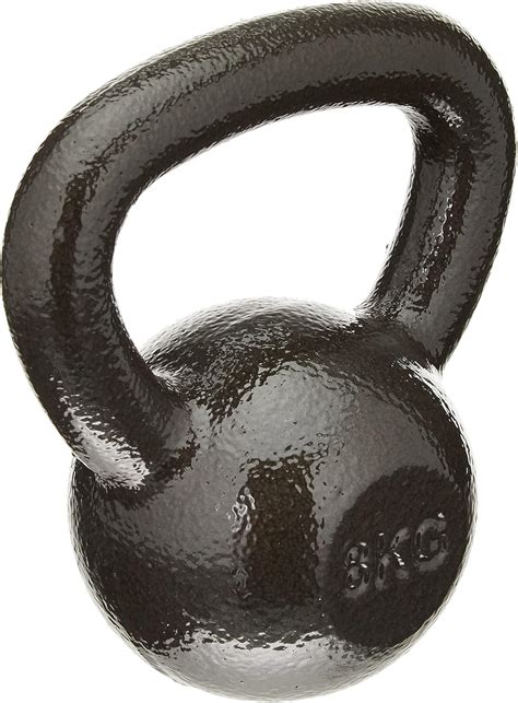 Amazon Amazon Basics Cast Iron Kettlebell 8kg Sports Outdoors