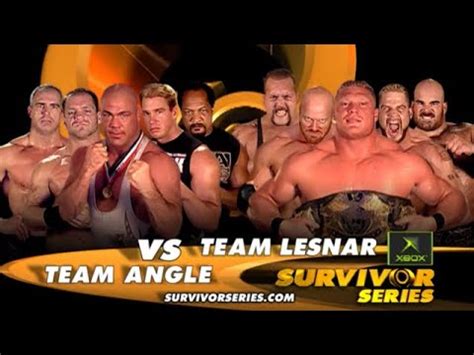 Team Angle VS Team Lesnar Survivor Series 2003 Highlight YouTube