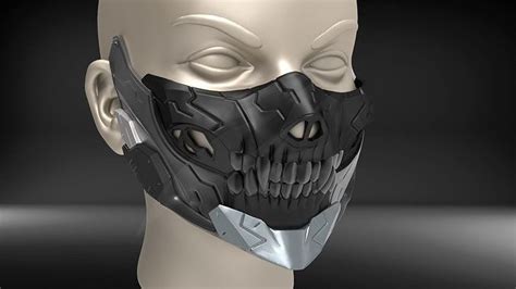 Cyborg Mask V3 Stl For 3d Model 3d Printable Cgtrader