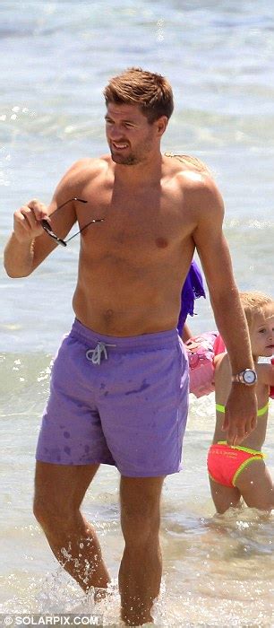 Alex Gerrard Shows Off Her Sculpted Figure In Sexy Bikini Daily Mail