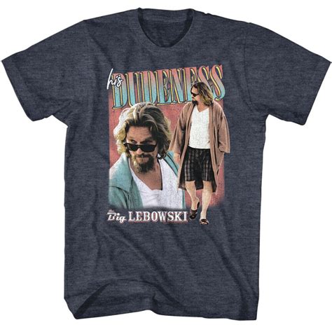 The Big Lebowski Movie His Dudeness Double Exposure Jeff Bridges Men S