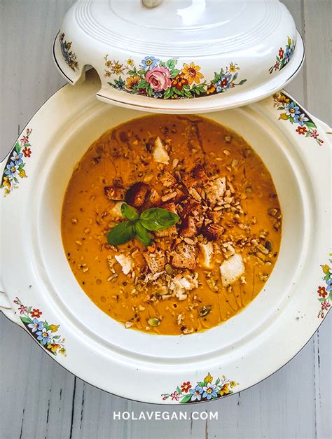 SOPA DE CALABAZA - Hola Vegan