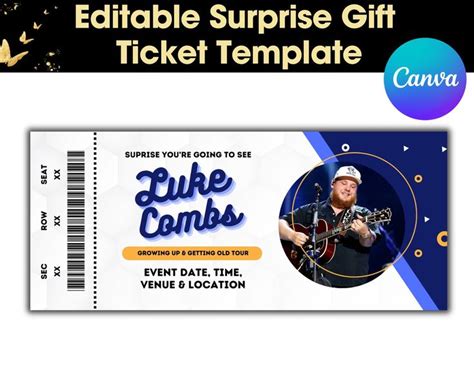 Luke Combs Tour 2024 Ticket Growin Up And Gettin Old Tour Luke