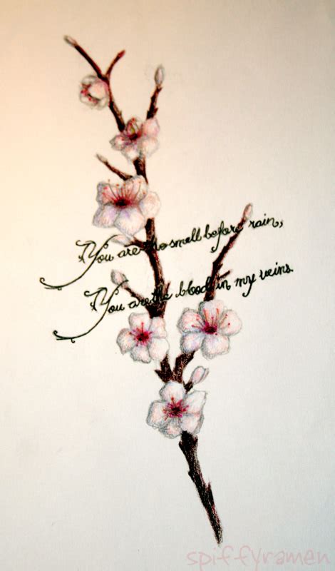 Cherry Blossom Tattoo by spiffyramen on DeviantArt