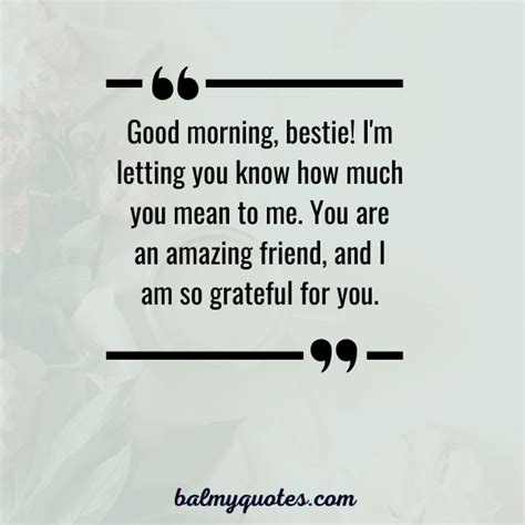 Good Morning Quotes For Bestie - Ema Kayley