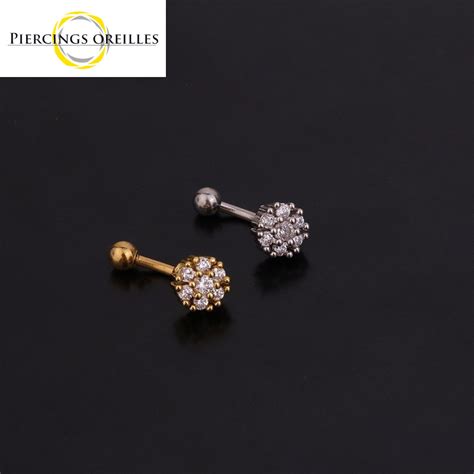 Piercing hélix acier chirurgical qualité premium Piercings oreilles fr