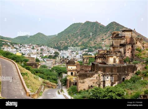 Top View From Amer Fort Also Known As Amber Fort Amber Palace Located