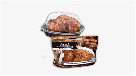 Hot N Handy Rotisserie Flexible Pouch Plastic Hot Food Bags Stone Lb X PNG