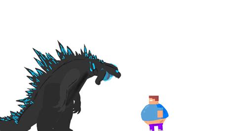 Godzilla Vs Fat Herobrine Youtube