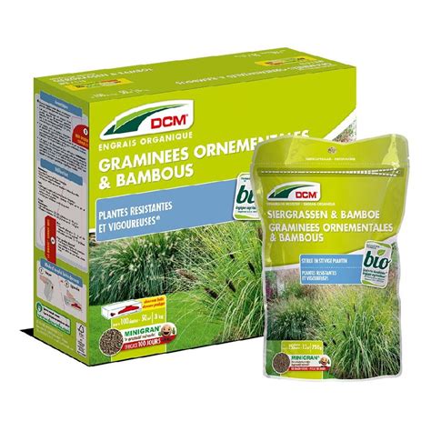 Engrais bio graminées ornementales et bambous DCM