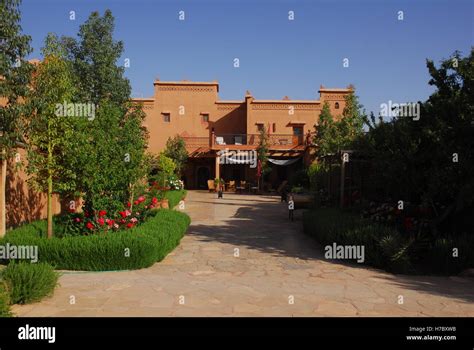 North Africa Morocco Maroc Boumalne Perle Du Dades Hotel Stock