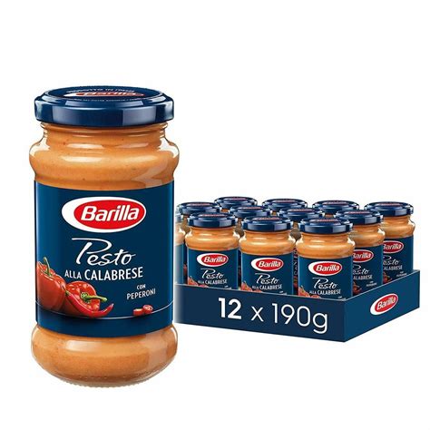 Neu Eingetroffen Barilla Pesto Alla Calabrese Sauce Peperoni Teigwaren