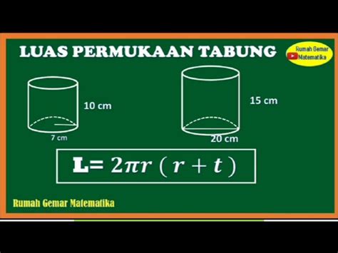 Ketahui Rumus Luas Permukaan Tabung Yang Jarang Diketahui