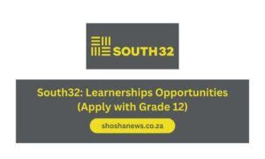 South Learnerships Opportunities Apply With Grade