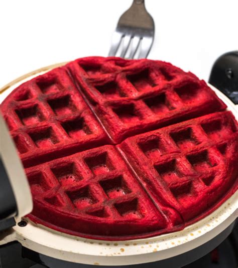 Red Velvet Waffles Kitchen Cookbook