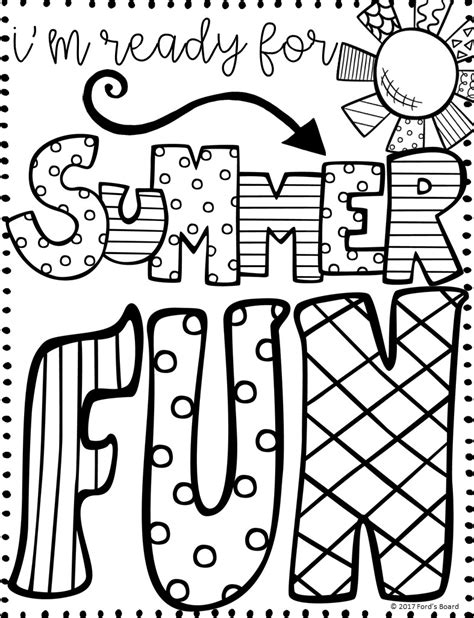 12 Summer Printable Coloring Pages And Books Mom Life Made Easy