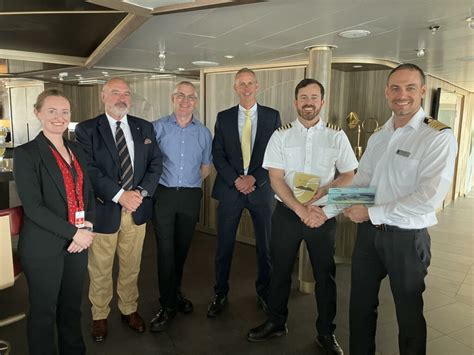 The Port Of Poole Welcomes Seabourn Venture For Her Inaugural Visit