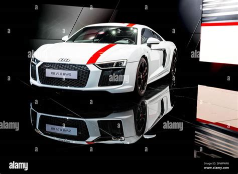 Audi R V Rws Sports Car At The Frankfurt Iaa Motor Show Germany