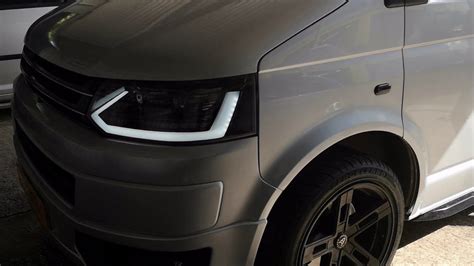 Vw Transporter T Light Bar Headlights With Dynamic Indicators And