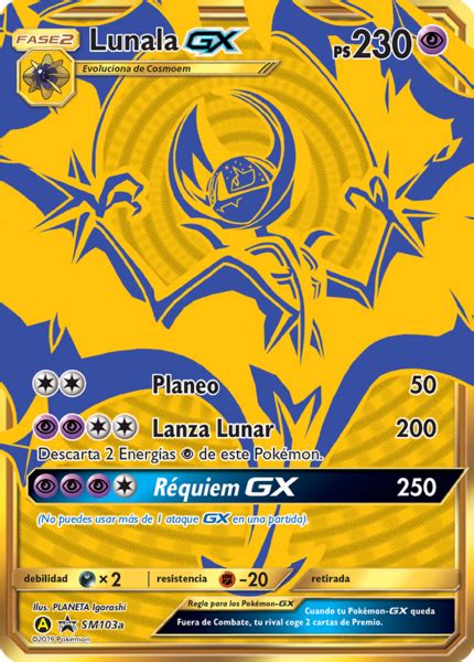 Lunala GX SM Promo 103 TCG WikiDex la enciclopedia Pokémon