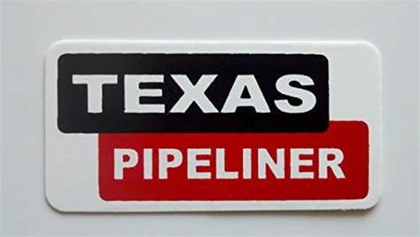 3 Texas Pipeliner Hard Hathelmet Stickers 1 X 2