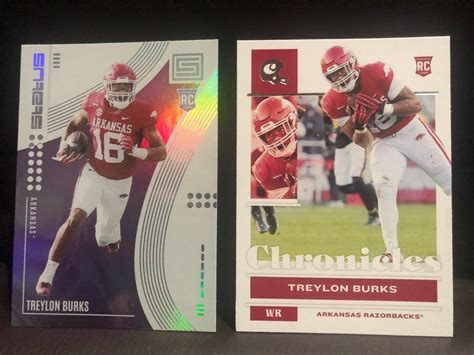 Panini Status Draft Picks Treylon Burks Chronicles Rc