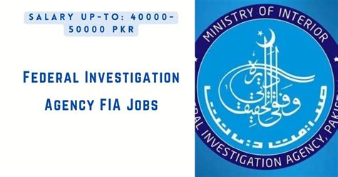 Federal Investigation Agency FIA Jobs Apply Now