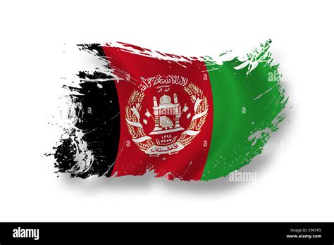 Flag Of Afghanistan Stock Photo Alamy