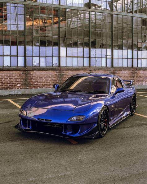 Mazda Rx7 Fd3s Blue Jdm Sports Car