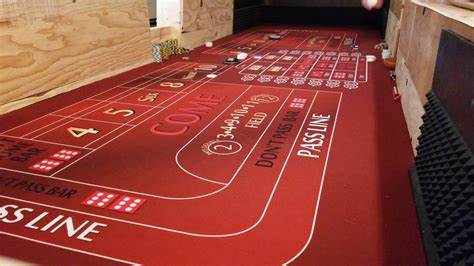 My New Underlayment On My Homemade Craps Table Youtube