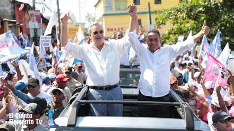 Abinader Realiza Marchas Caravanas En Las Provincias Duarte Y Hermanas