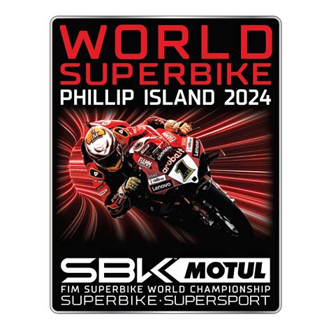 Pin Poster Superbike World Championship