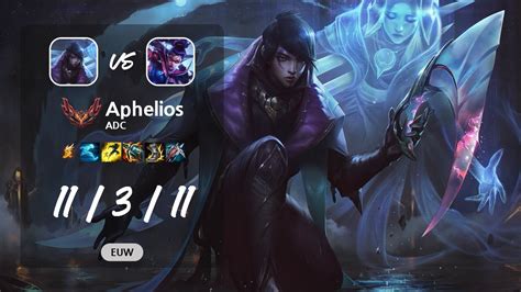 Aphelios Adc Vs Vayne Euw Grandmaster Patch Youtube