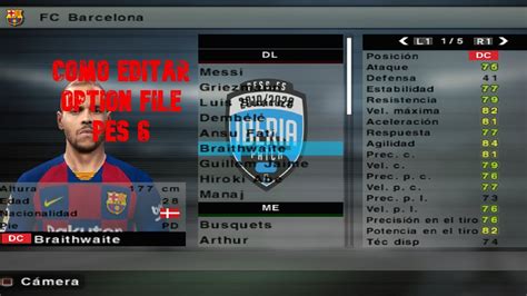 Como Editar El Option File De Pes 6 RINKA YouTube