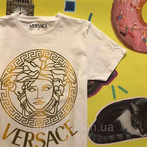 Белая футболка версаче | logo Versace, цена 445 грн — Prom.ua (ID ...