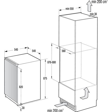 Gorenje Rbi Fp Einbau K Hlschrank Mit Gefrierfach Schleppt R