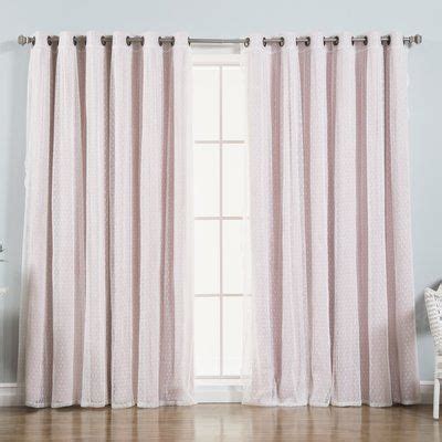 Pink White Curtains – Curtains & Drapes