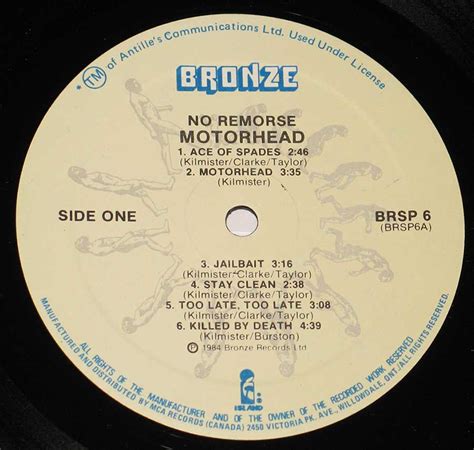 Motörhead S No Remorse 1984 S Sonic Middle Finger To Bleakness Classic Tracks New Fire Raw