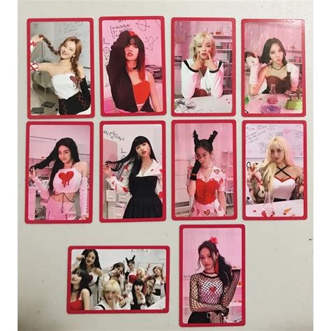 TWICE FORMULA OF LOVE OFFICIAL POB PHOTOCARDS BREAK IT VERSION