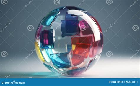 Glass Ball Crystal Magic Ball Generative Ai Stock Illustration Illustration Of Button