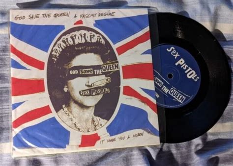 Sex Pistols God Save The Queen Custom Sleeve Vinyl Record Punk Eur Picclick It