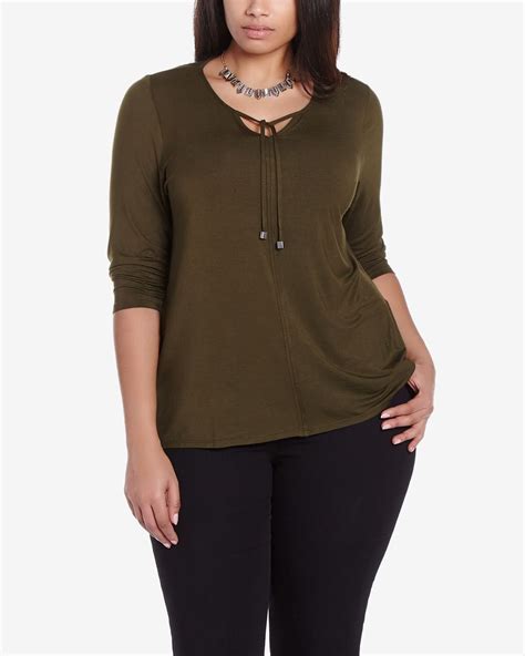 Plus Size 34 Sleeve T Shirt Plus Sizes Reitmans Plus Size Tops Plus Size Outfits Tops