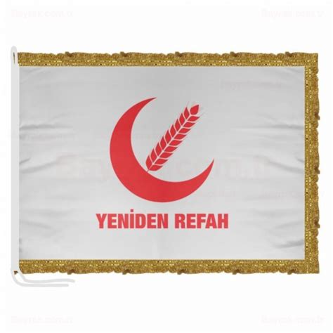 Yeniden Refah Partisi Dikey Ekilen Bayrak