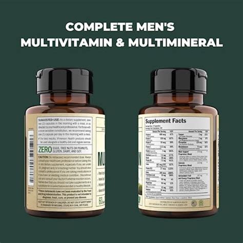 Multivitamin for Men - Daily Men's Multivitamins & Multiminerals Supplement for Energy, Focus ...