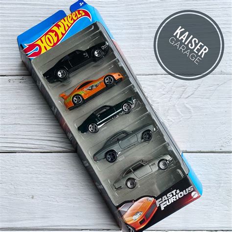 Hot Wheels Fast And Furious 5 Pack Toyota Supra Mustang Aston Martin Dbs Hobbies And Toys Toys